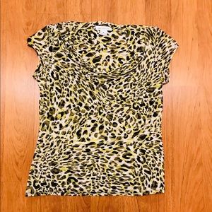 Liz Claiborne Zebra Print Shirt